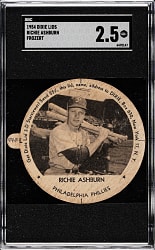 1954 Dixie Lids Richie Asburn SGC GOOD+ 2.5 - Frozert
