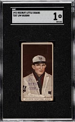 1912 T207 Brown Background Jim Vaughn SGC POOR 1