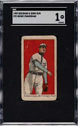 1909 E92 Dockman & Sons Heine Zimmerman SGC POOR 1