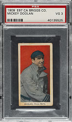 1909-1910 E97 C. A. Briggs Co. Mickey Doolan PSA VG 3