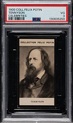 1900 Collection Felix Potin Celebrities Alfred Tennyson PSA VG 3