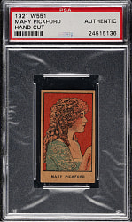 1921 W551 Mary Pickford PSA Authentic