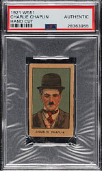 1921 W551 Charlie Chaplin PSA Authentic