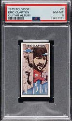 1975 Polydor Guitar Album #2 Eric Clapton PSA NM-MT 8