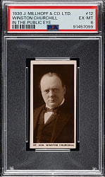 1930 J. Millhoff Co. "In The Public Eye" #12 Winston Churchill PSA EX-MT 6