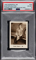 1930 Monopol Die Sammlung Der Film-Bilder #90 Buster Keaton PSA VG-EX 4