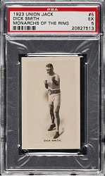 1923 Union Jack "Monarchs Of The Ring" Boxing #5 Dick Smith PSA EX 5