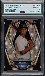 2019 Topps High Tek Portraitek #PT-RD Rafael Devers #38/50 PSA NM-MT 8
