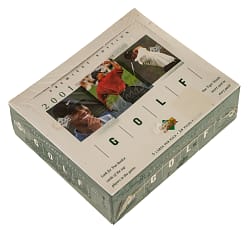 2001 Upper Deck Golf Factory-Sealed Unopened Hobby Box (24 Packs) - Tiger Woods Rookie Year!