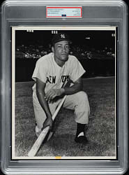 Circa 1950s Elston Howard Original Don Wingfield Photograph PSA/DNA Type I