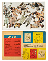 1960 Pittsburgh Pirates "Tag-On" Sticker Set (10) Including Roberto Clemente