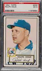 1952 Topps #200 Ralph Houk PSA EX 5