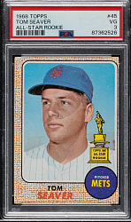1968 Topps #45 Tom Seaver PSA VG 3