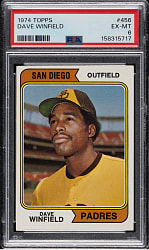1974 Topps #456 Dave Winfield Rookie PSA EX-MT 6