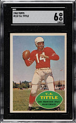 1960 Topps #112 Y.A. Tittle SGC EX/NM 6