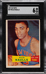 1957-1958 Topps Basketball #29 Willie Naulls SGC EX/NM 6