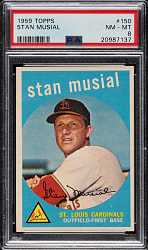 1959 Topps #150 Stan Musial PSA NM-MT 8