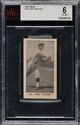 1928 W502 #25 Hack Wilson BVG EX-MT 6