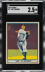 1941 R336 Play Ball #71 Joe DiMaggio SGC GOOD+ 2.5