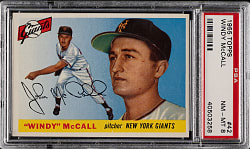 1955 Topps #42 Winy McCall PSA NM-MT 8