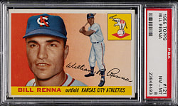 1955 Topps #121 Bill Renna PSA NM-MT 8