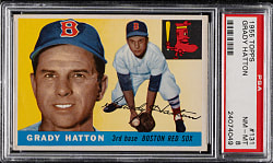 1955 Topps #131 Grady Hatton PSA NM-MT 8