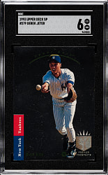 1993 Upper Deck SP Foil #279 Derek Jeter Rookie SGC EX/NM 6