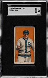 1910 T213 Coupon Cigarettes (Type 1) Joe Dunn SGC POOR 1