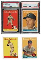 1958 Topps Complete Set (494) Plus 32 Yellow-Letter and Four Team Card Variations