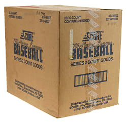 1991 Score Second Series Factory-Sealed Unopened Wax Case (20 Boxes)