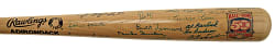 Hall of Fame Multi-Signed Bat (31 Signatures) with Mays, Ryan, Banks, and Koufax - JSA