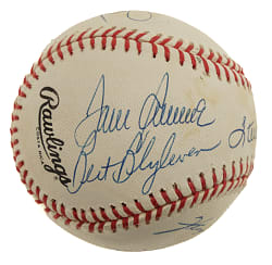 3,000 Strikeout Club Signed Baseball with Tom Seaver, Nolan Ryan, and Steve Carlton - JSA