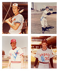 Hall of Fame and Stars Signed Photograph Collection (145) Including Ryan, Berra, and Ripken Jr.