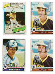 1979 and 1980 Topps Complete Set Trio (3, Sets, 2,178 Cards)