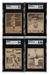 1940 R335 Play Ball Partial Set (175/240) Including Ted Williams and Joe DiMaggio