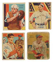 1934-1936 R327 Diamond Stars Partial Set (76/108) Plus 64 Duplicates and 10 Variations