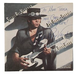 Stevie Ray Vaughan Signed CD Booklet - JSA