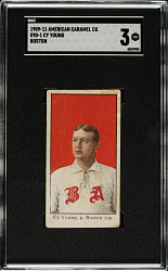1909-1911 E90-1 American Caramel Cy Young Boston SGC VG 3