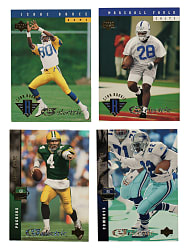 1994 Upper Deck Electric Football Base and Electric Silver Complete Set Pair (2 Sets, 660 Cards) Plus Two Variations