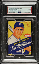 1959 Fleer Ted Williams Unopened Wax Pack PSA NM 7