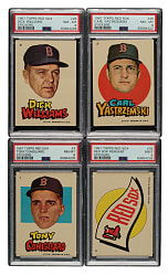 1967 Topps Boston Red Sox Stickers PSA-Graded Complete Set (33)