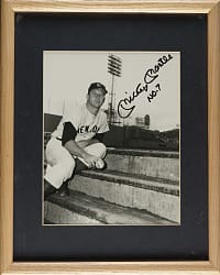 Mickey Mantle "No. 7" Signed Photograph - JSA
