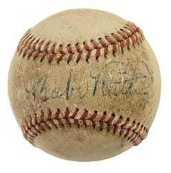 Babe Ruth Signed Baseball - Beckett