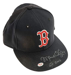 Circa 2005-2006 Manny Ramirez Boston Red Sox Signed Game-Used Cap