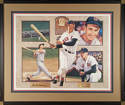 Ted Williams Signed Limited-Edition Lithograph- JSA