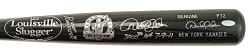 Derek Jeter Signed Bat with "3,000 Hit" and "7-9-11" Inscriptions - MLB and Steiner
