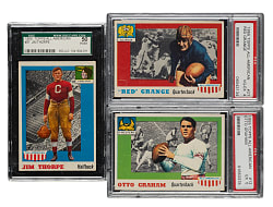 1955 Topps All-American Football Complete Set (100) Plus 107 Duplicates