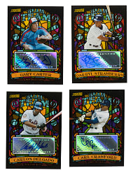 2008 Topps Stadium Club Beam Team Autographs Near-Complete Set (51/52) Plus 25 Numbered Variations Including Gary Carter, Robinson Cano, and Carl Crawford