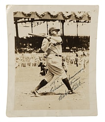 Babe Ruth Signed Photograph - JSA