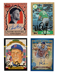 Signed 1958 to 2019 Topps, Fleer, Donruss, and Upper Deck Collection (260) Including Clemens, Sosa, and Griffey Jr.